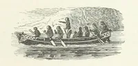 An illustration from Notable Voyagers from Columbus to Nordenskïold. By W. H. G. K. and H. Frith (1885)