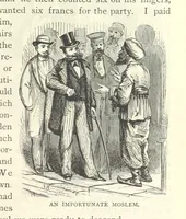 An illustration from Backsheesh! or, Life and Adventures in the Orient. With descriptive and humorous sketches. ... With ... illustrations, etc (1875)