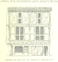 An illustration from Bergerac sous les Anglais. Essai historique sur le consulat et la communauté de Bergerac au moyen âge (1893)