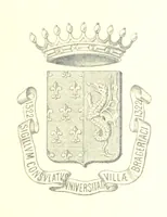 An illustration from Bergerac sous les Anglais. Essai historique sur le consulat et la communauté de Bergerac au moyen âge (1893)