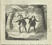 An illustration from Ernestine de Lacy, or the Robber's Foundling. An Old English Romance. By the author of “Angelina” ... etc., etc (1854)