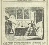 An illustration from Ernestine de Lacy, or the Robber's Foundling. An Old English Romance. By the author of “Angelina” ... etc., etc (1854)