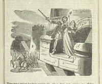 An illustration from Ernestine de Lacy, or the Robber's Foundling. An Old English Romance. By the author of “Angelina” ... etc., etc (1854)