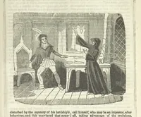 An illustration from Ernestine de Lacy, or the Robber's Foundling. An Old English Romance. By the author of “Angelina” ... etc., etc (1854)