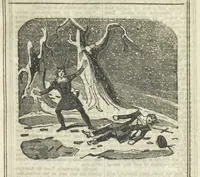 An illustration from Ernestine de Lacy, or the Robber's Foundling. An Old English Romance. By the author of “Angelina” ... etc., etc (1854)