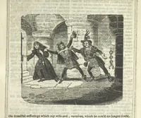 An illustration from Ernestine de Lacy, or the Robber's Foundling. An Old English Romance. By the author of “Angelina” ... etc., etc (1854)