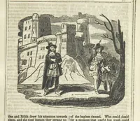 An illustration from Ernestine de Lacy, or the Robber's Foundling. An Old English Romance. By the author of “Angelina” ... etc., etc (1854)