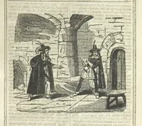 An illustration from Ernestine de Lacy, or the Robber's Foundling. An Old English Romance. By the author of “Angelina” ... etc., etc (1854)