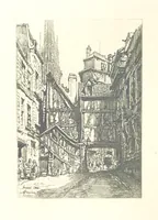 An illustration from Rouen pittoresque ... Dessins par M. Lalanne. Texte par Allais, C. de Beaurepaire, Dubosc, Félix, Hédou, H. de Lapommeraye (1886)