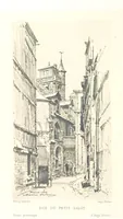 An illustration from Rouen pittoresque ... Dessins par M. Lalanne. Texte par Allais, C. de Beaurepaire, Dubosc, Félix, Hédou, H. de Lapommeraye (1886)