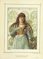 Picture 9 of 16 from Love-Knots and Bridal-Bands: poems and rhymes of wooing and wedding, and valentine verses. Selected ... by F. L. ... With sixteen coloured illustrations by G. D. Leslie, ... W. F. Yeames, etc (1883), leaf 111