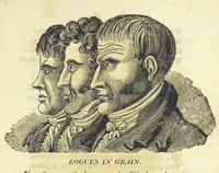 An illustration from A Political Lecture on Heads. By the Black Dwarf [i.e. T. J. Wooler] ... Third edition (1820)