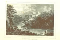 An illustration from Select views on the River Clyde, engraved by J. Swan, from drawings by J. Fleming, with historical and descriptive illustrations by J. M. L (1830)