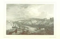 An illustration from Select views on the River Clyde, engraved by J. Swan, from drawings by J. Fleming, with historical and descriptive illustrations by J. M. L (1830)
