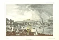 An illustration from Select views on the River Clyde, engraved by J. Swan, from drawings by J. Fleming, with historical and descriptive illustrations by J. M. L (1830)