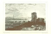 An illustration from Select views on the River Clyde, engraved by J. Swan, from drawings by J. Fleming, with historical and descriptive illustrations by J. M. L (1830)