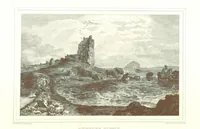 An illustration from Select views on the River Clyde, engraved by J. Swan, from drawings by J. Fleming, with historical and descriptive illustrations by J. M. L (1830)