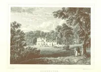 An illustration from Select views on the River Clyde, engraved by J. Swan, from drawings by J. Fleming, with historical and descriptive illustrations by J. M. L (1830)