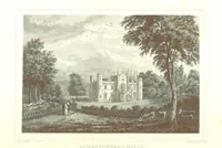 An illustration from Select views on the River Clyde, engraved by J. Swan, from drawings by J. Fleming, with historical and descriptive illustrations by J. M. L (1830)