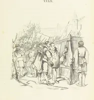 An illustration from Herinneringen uit den worstelstrijd met Spanje ... Met op staal gegraveerde platen (1853)