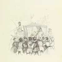 An illustration from Herinneringen uit den worstelstrijd met Spanje ... Met op staal gegraveerde platen (1853)