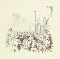 An illustration from Herinneringen uit den worstelstrijd met Spanje ... Met op staal gegraveerde platen (1853)