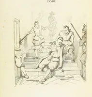 An illustration from Herinneringen uit den worstelstrijd met Spanje ... Met op staal gegraveerde platen (1853)