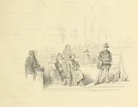An illustration from Herinneringen uit den worstelstrijd met Spanje ... Met op staal gegraveerde platen (1853)