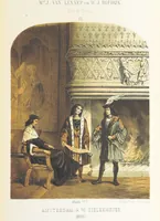 An illustration from Merkwaardige Kasteelen in Nederland. Door Mr J. van L. en W. J. H. Plates (1854)