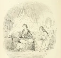 An illustration from The Dodd Family Abroad. ... With illustrations by Phiz [i.e. H. K. Browne (1854)