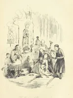 An illustration from The Dodd Family Abroad. ... With illustrations by Phiz [i.e. H. K. Browne (1854)