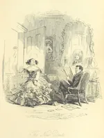 An illustration from The Dodd Family Abroad. ... With illustrations by Phiz [i.e. H. K. Browne (1854)
