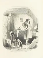 An illustration from Tom Burke of “Ours.” ... With illustrations by Phiz (1892)