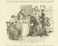 An illustration from Tom Burke of “Ours.” ... With illustrations by Phiz (1892)