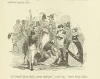 An illustration from Tom Burke of “Ours.” ... With illustrations by Phiz (1892)