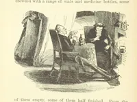 An illustration from Tom Burke of “Ours.” ... With illustrations by Phiz (1892)
