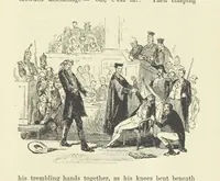 An illustration from Tom Burke of “Ours.” ... With illustrations by Phiz (1892)