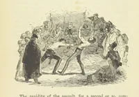 An illustration from Tom Burke of “Ours.” ... With illustrations by Phiz (1892)
