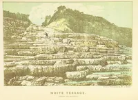Picture 4 of 24 from A Weird Region. New Zealand lakes, terraces, geysers and volcanoes. [Illustrated (1887), leaf 17