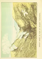 An illustration from A Weird Region. New Zealand lakes, terraces, geysers and volcanoes. [Illustrated (1887)