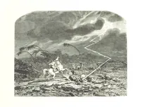 An illustration from L'Espace céleste et la nature tropicale, description physique de l'univers ... préface de M. Babinet, dessins de Yan' Dargent (1866)