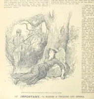 An illustration from Thrilling Life Stories for the Masses (1892)