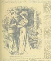 An illustration from Thrilling Life Stories for the Masses (1892)