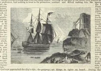 An illustration from Tales of Shipwrecks and Adventures at Sea: ... with celebrated voyages, amusing tales ... and ... anecdotes. Illustrated with ... engravings ... Edited by J. L. No. 1-59 (1846)