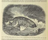 An illustration from Tales of Shipwrecks and Adventures at Sea: ... with celebrated voyages, amusing tales ... and ... anecdotes. Illustrated with ... engravings ... Edited by J. L. No. 1-59 (1846)