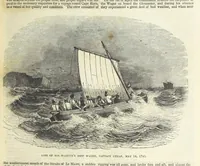 An illustration from Tales of Shipwrecks and Adventures at Sea: ... with celebrated voyages, amusing tales ... and ... anecdotes. Illustrated with ... engravings ... Edited by J. L. No. 1-59 (1846)