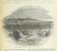 An illustration from Tales of Shipwrecks and Adventures at Sea: ... with celebrated voyages, amusing tales ... and ... anecdotes. Illustrated with ... engravings ... Edited by J. L. No. 1-59 (1846)