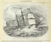 An illustration from Tales of Shipwrecks and Adventures at Sea: ... with celebrated voyages, amusing tales ... and ... anecdotes. Illustrated with ... engravings ... Edited by J. L. No. 1-59 (1846)
