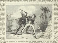 An illustration from Tales of Shipwrecks and Adventures at Sea: ... with celebrated voyages, amusing tales ... and ... anecdotes. Illustrated with ... engravings ... Edited by J. L. No. 1-59 (1846)