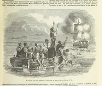An illustration from Tales of Shipwrecks and Adventures at Sea: ... with celebrated voyages, amusing tales ... and ... anecdotes. Illustrated with ... engravings ... Edited by J. L. No. 1-59 (1846)